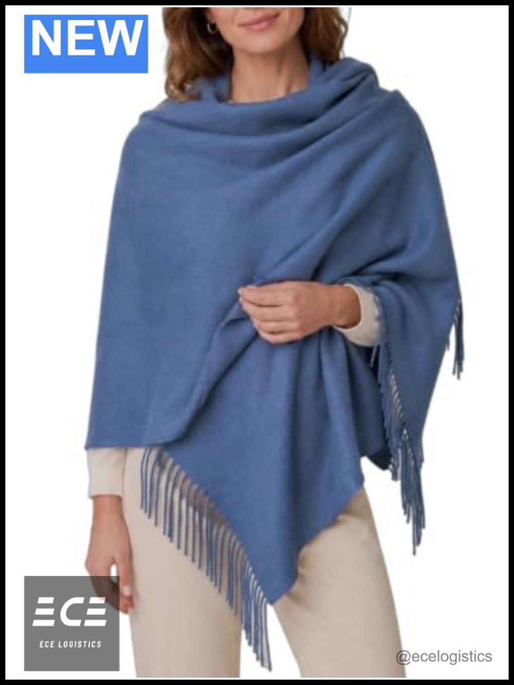 Oversized Pashmina Shawl Wrap Viscose Blend Evening Dress Winter Warm